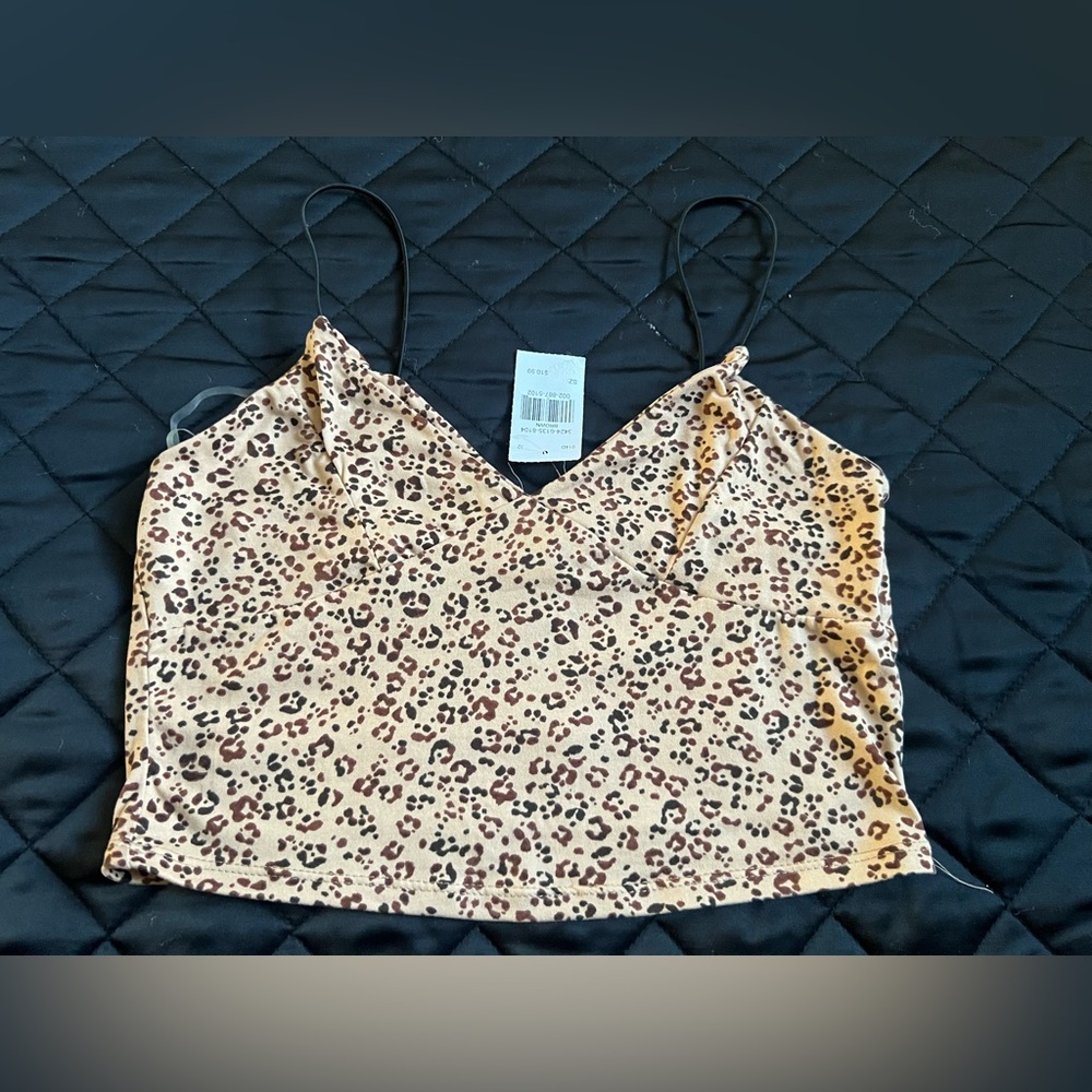 cheetah print top